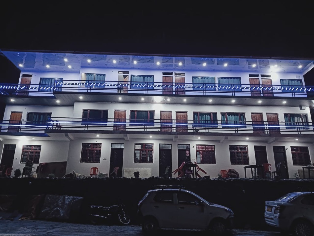 Pine Haven Night Exterior View